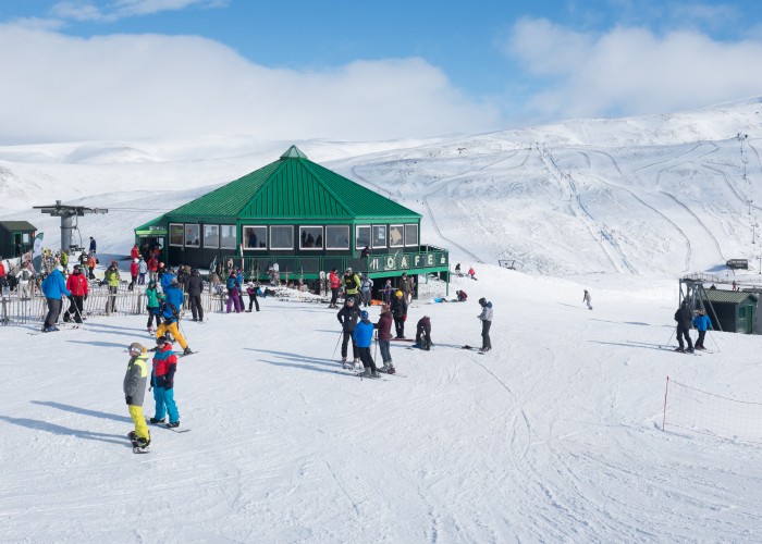 Ski Snowboard at Glenshee Snow sports Centre Cairngorms Scotland